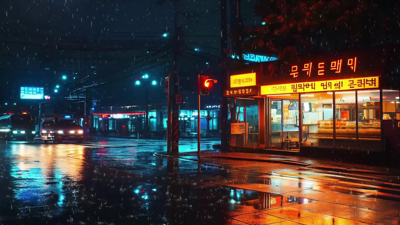 Late Night Snow & Warm Lights | Cozy Lofi for Study