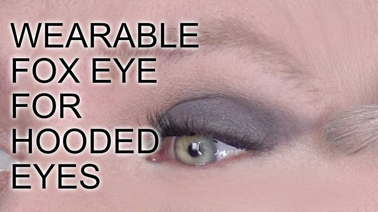FOX EYE EYESHADOW TECHNIQUE FOR HOODED EYES