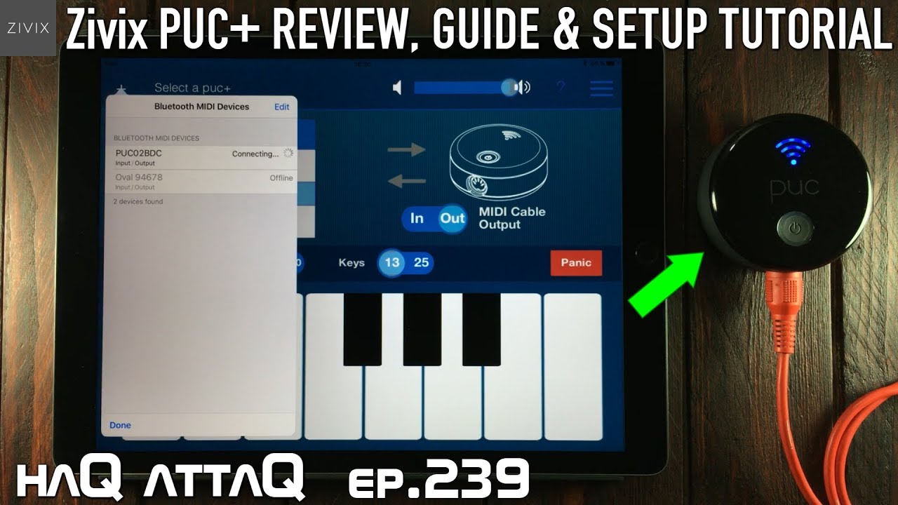 Zivix Puc+ Bluetooth MIDI Interface for iPad │ Review, Guide & Tutorial - haQ attaQ 239