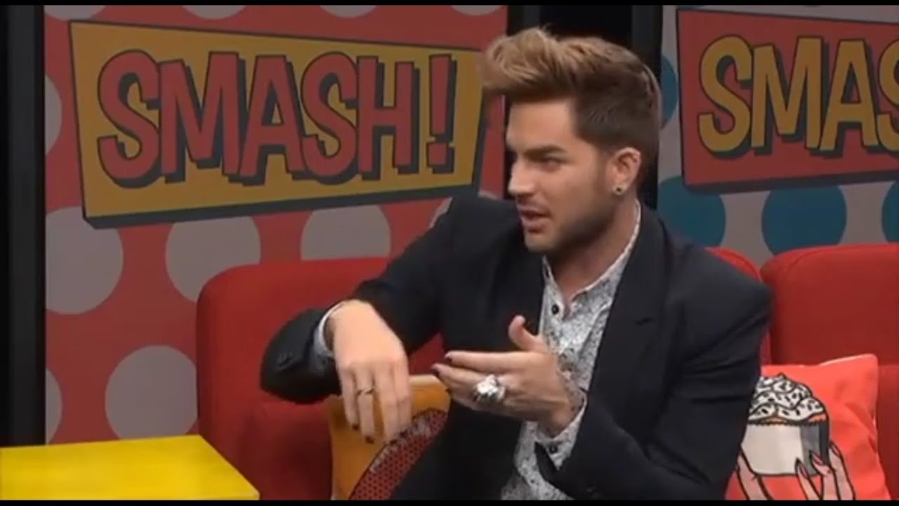 Adam Lambert on SMASH (NZ) in studio with Marty & Steph