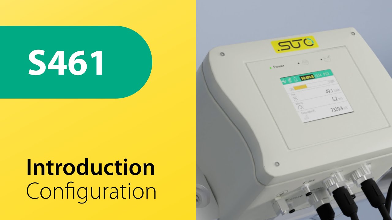 S461 Clamp-On Ultrasonic Flow Meter for Liquids - Introduction and Configuration (English)