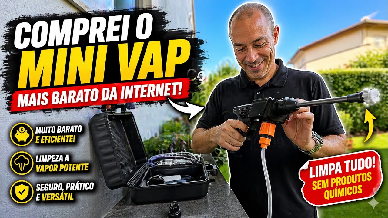 Comprei o MINI VAP mais barato da internet para limpar Split #split