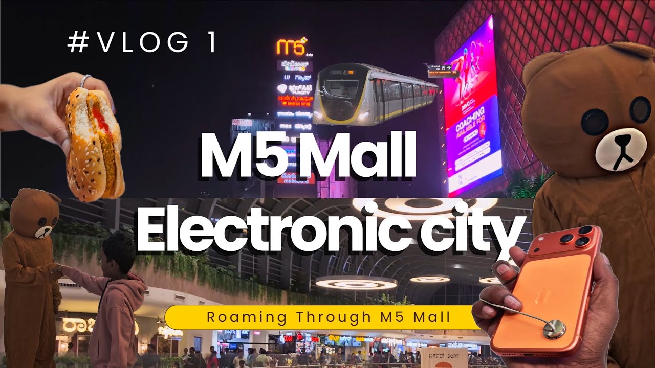 First Time in M5 Mall Electronic City 😍 What’s Inside? #viral #trending #vlog #shopping 