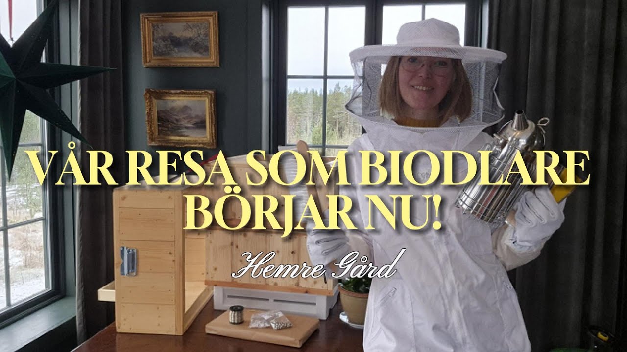 Vi öppnar vår första beställning – så börjar vår resa som biodlare 🐝