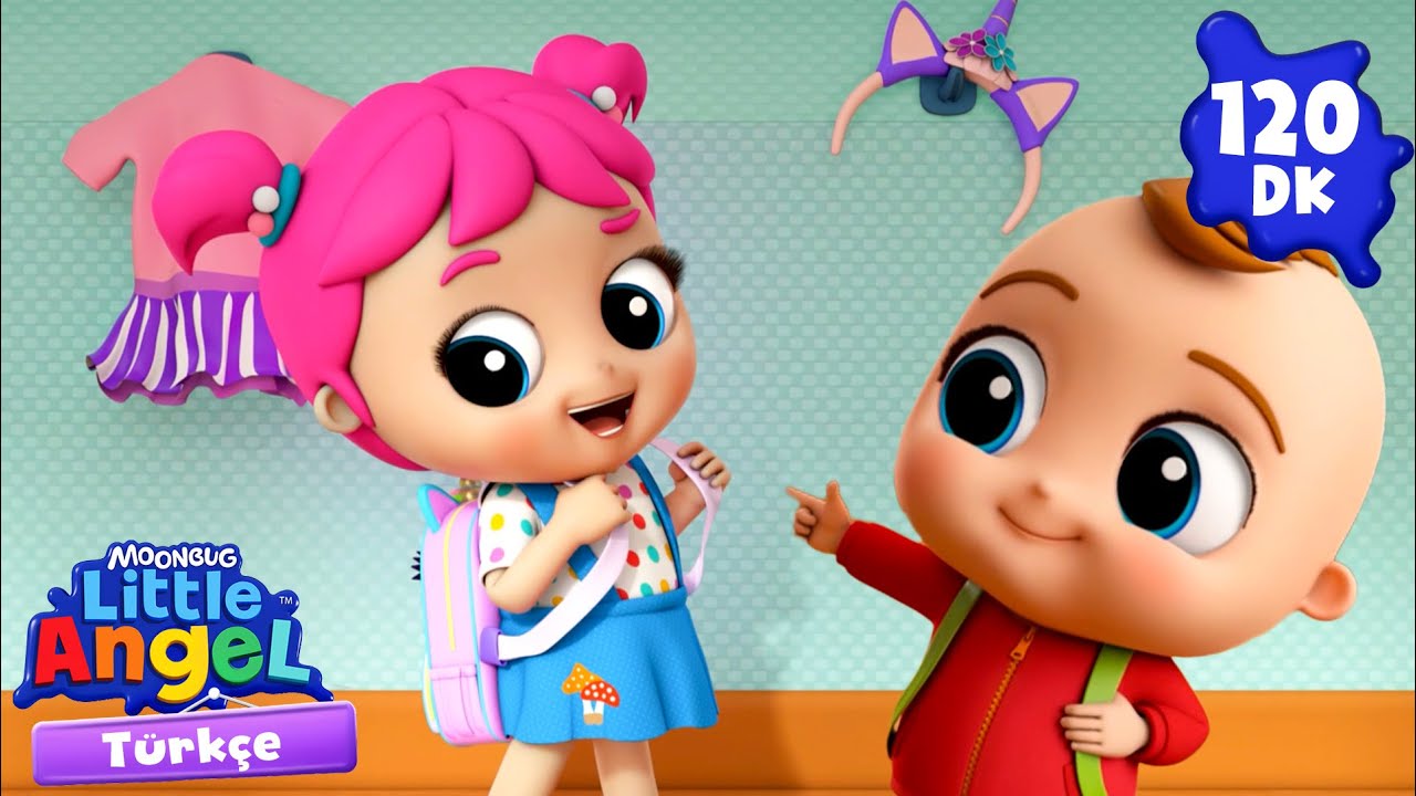 Okul Hazırlıkları 🎒 | Eğlenceli ve Öğretici Çocuk Şarkıları | Little Angel Türkçe