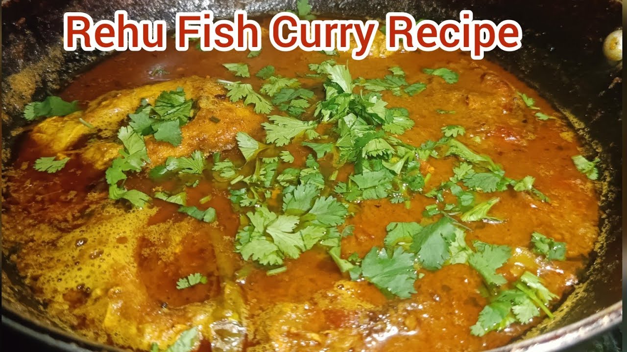 MASALA FISH CURRY RECIPE  | Rehu Fish Curry Kerela Style |  Easy Fish Curry Recipe 