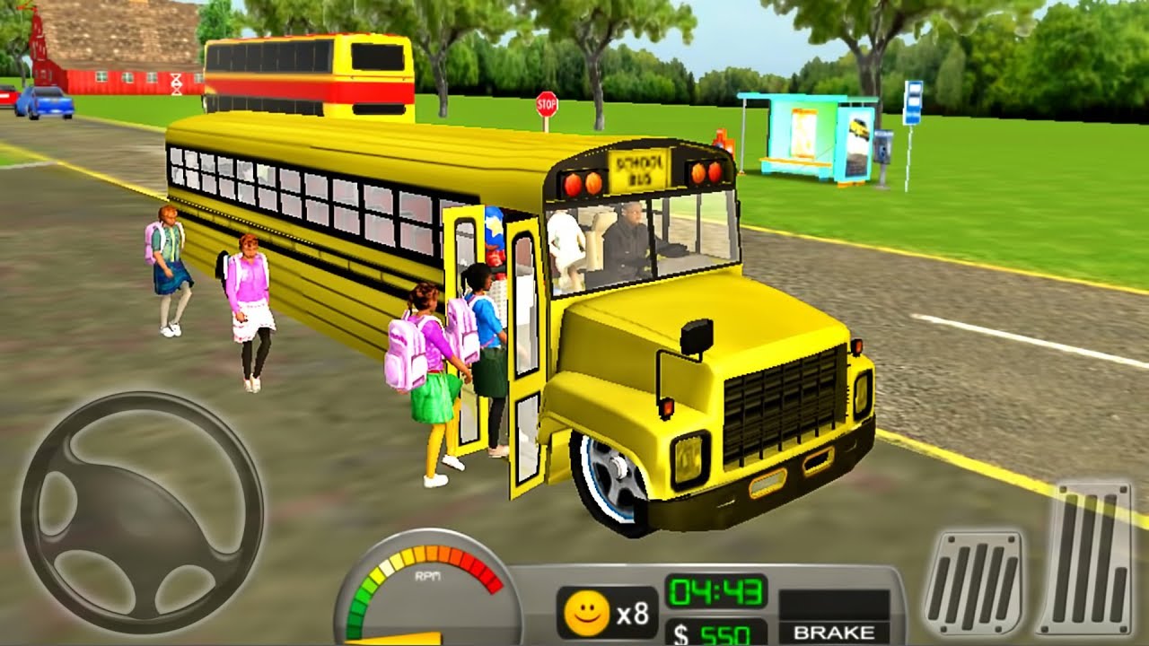 School Bus Driver 3D Simulator - Android GamePlay #2