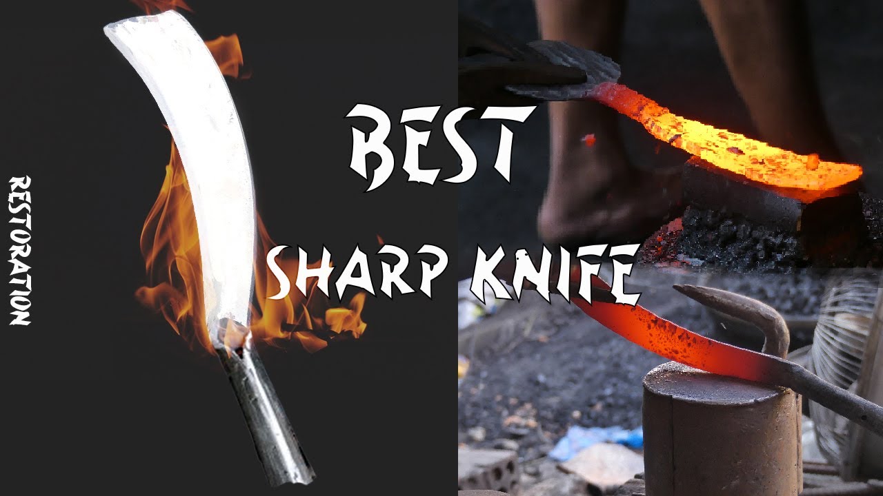 Knife Making - Cambodian Forged An Integral Jungle Knife