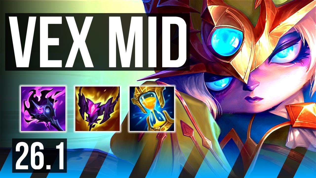 VEX vs AKALI (MID) | EUW Grandmaster | 26.1
