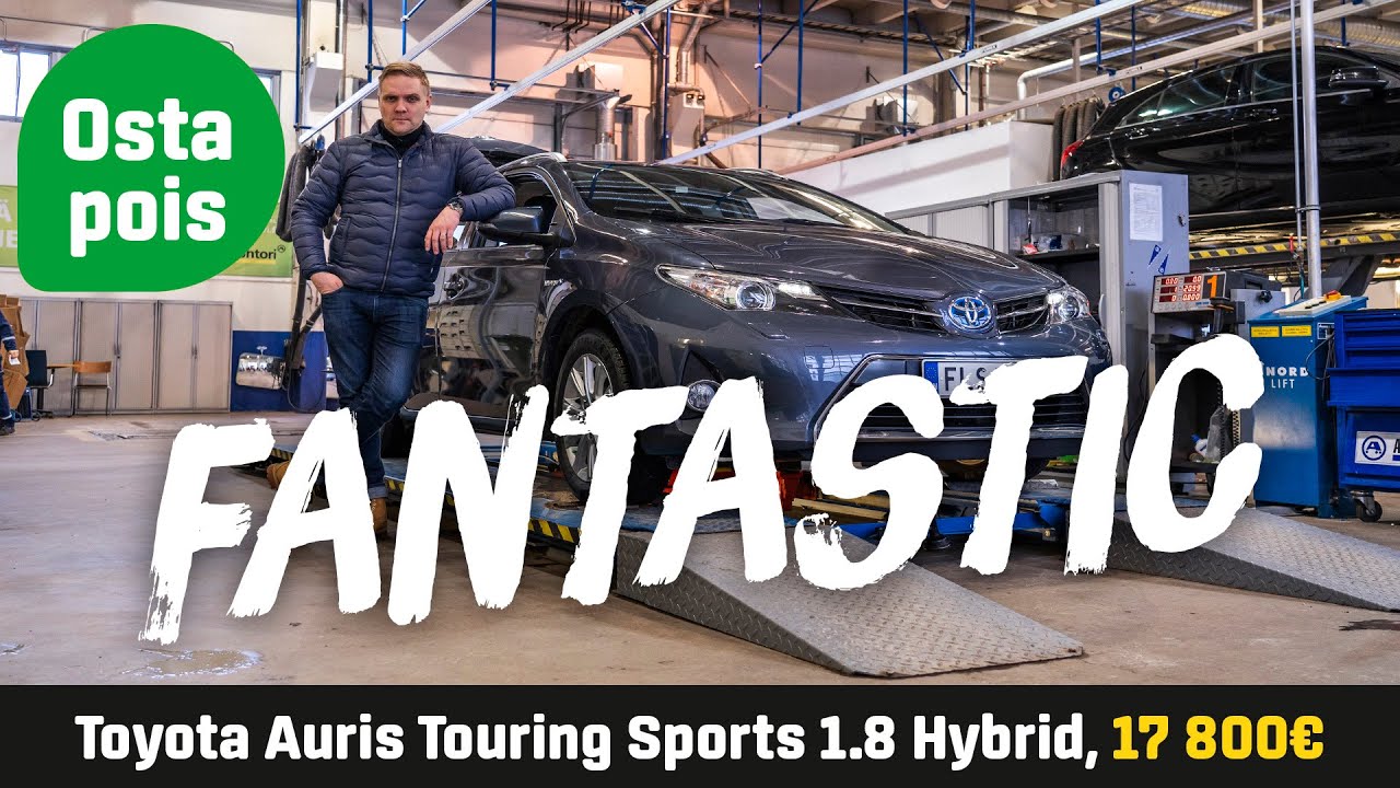 Käytetty: Toyota Auris Touring Sports 1.8 Hybrid (17 800€) - Fantastic