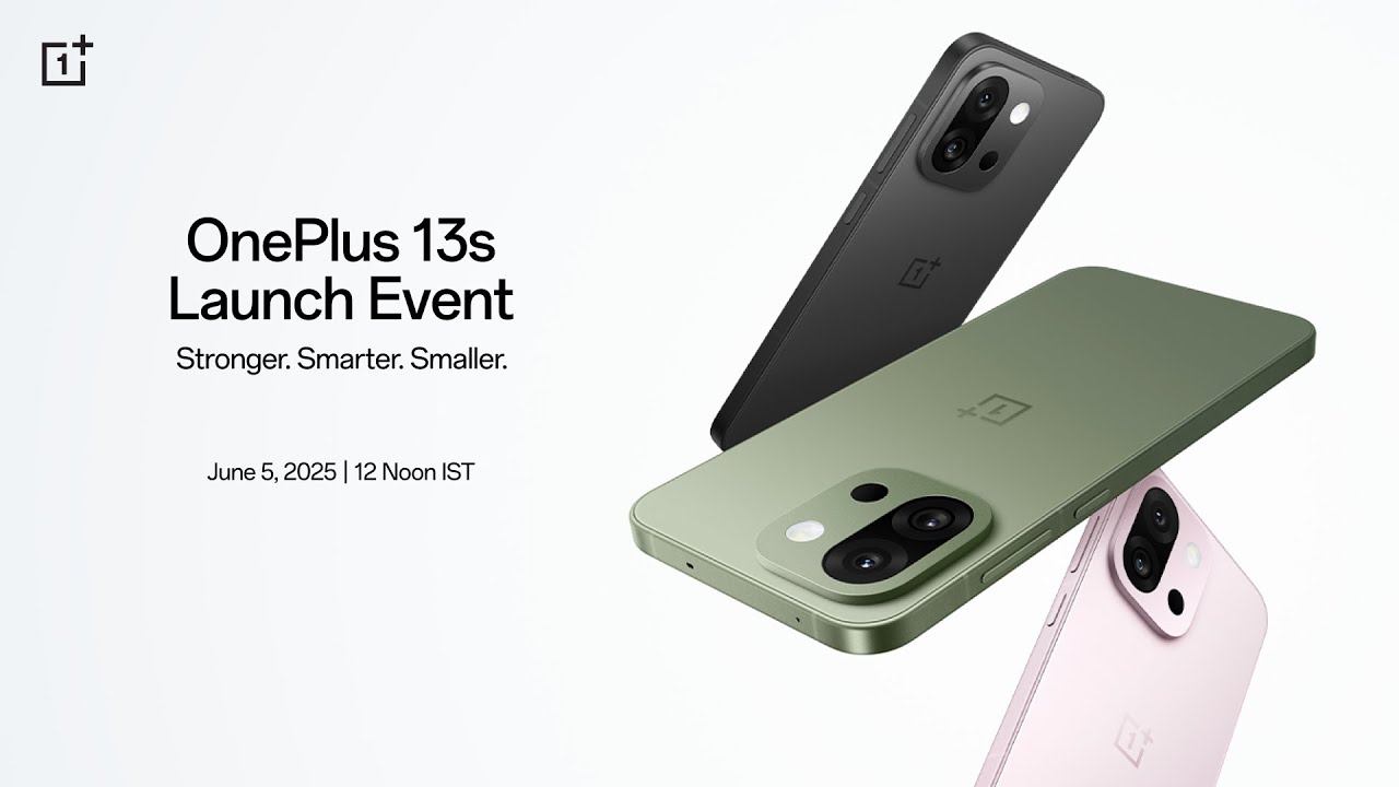 OnePlus 13s Launch Event | June 5, 12 Noon IST