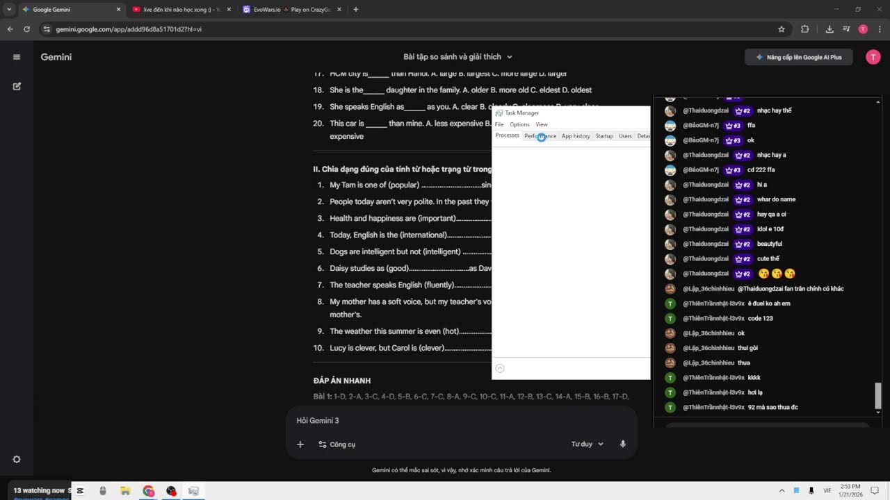 live đến khi nào học xong :)