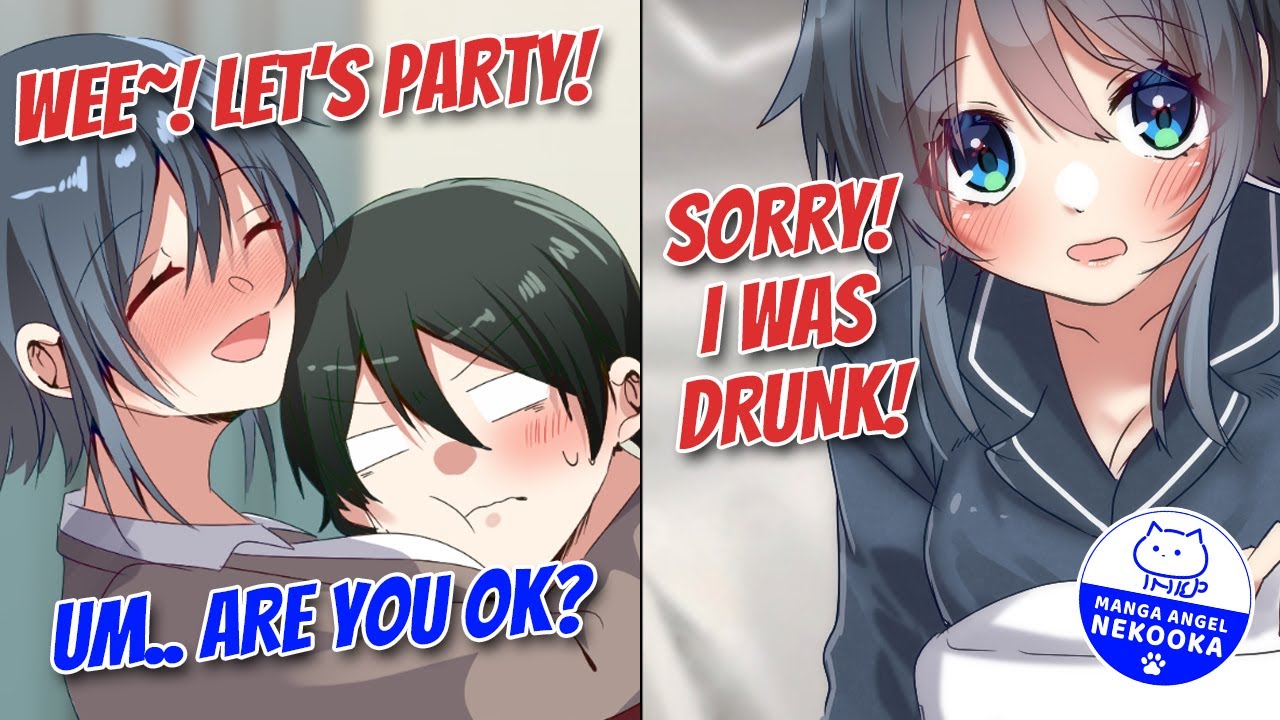 【Manga】Beautiful neighbor was so wasted that she accidentally came into my apartment and embraced me