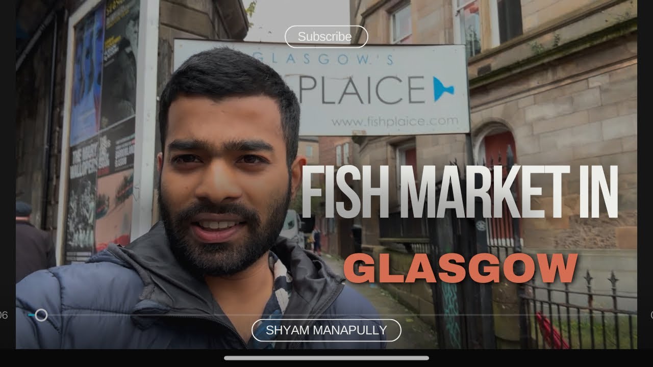 Fresh Fish Hunt in Glasgow, Scotland! Exploring The Fish Plaice | Fish Market | Shyam Manapully