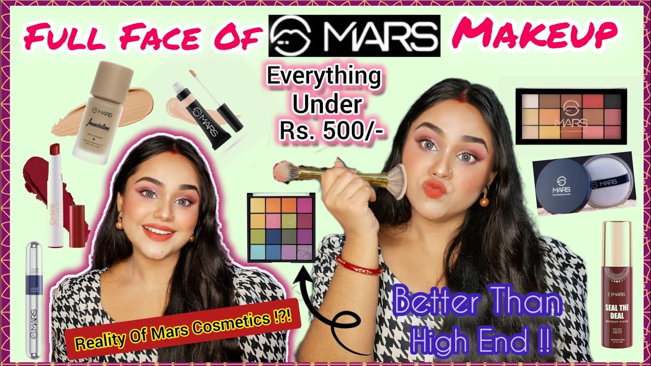 Mars One Brand Makeup Tutorial / All Under 500Rs.🤩/ Unbelievable !🤯|| #makeup #thebongwaricouple