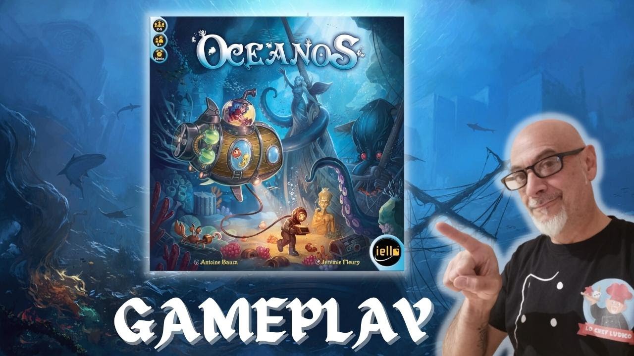 OCEANOS - gioco da tavolo, esploriamo le profondità dell'oceano con il nostro sottomarino (Ep.223)