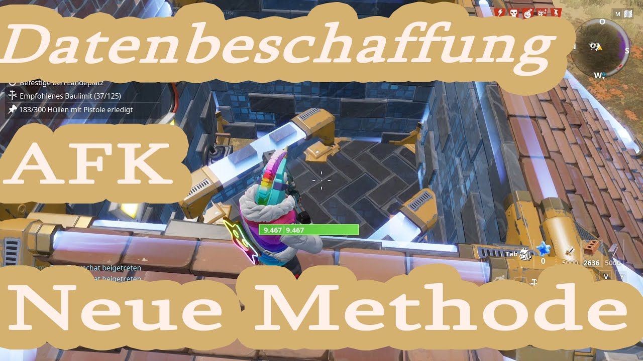 Fortnite RdW 🌈 AFK Datenbeschaffung !Neue Methode!  2021+ Bestes Konstrukteur Team  📢 Sunyo spielt