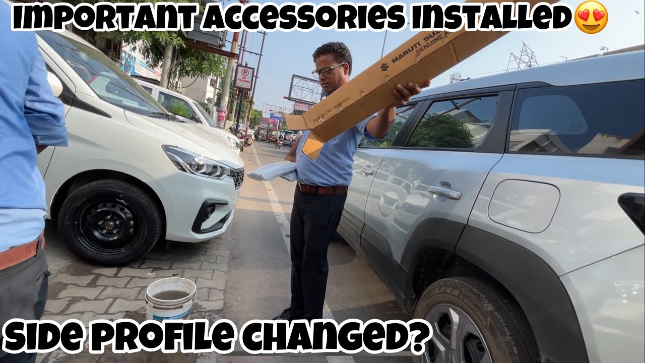 Most Important Accessories Installed in My new Brezza 2023 😍| Maruti Suzuki Brezza 2023 |#brezza