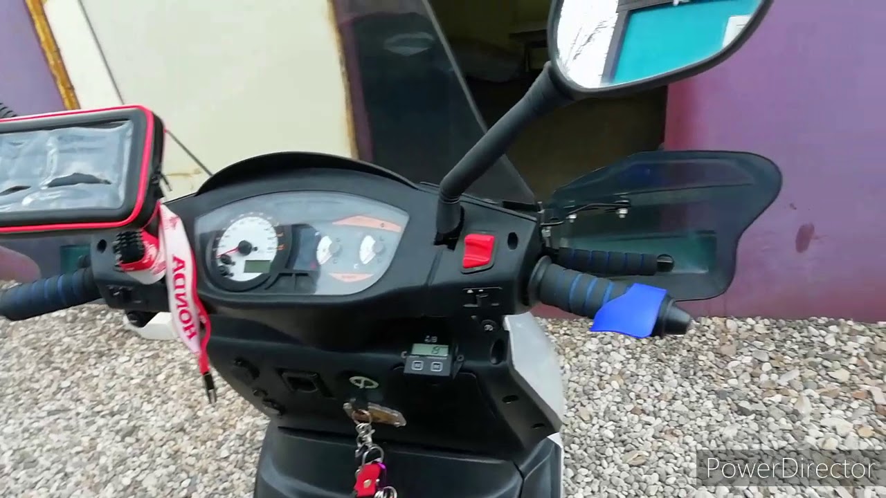 Тест- драйв после уменьшения веса роликов вариатора Benelli Caffe Nero 250.