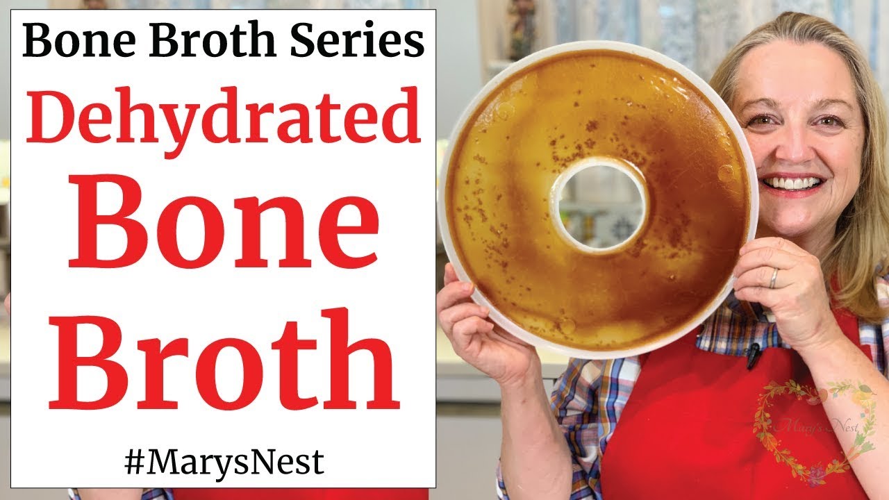 Dehydrating Bone Broth in a Dehydrator or Oven - How to Make Bone Broth Powder