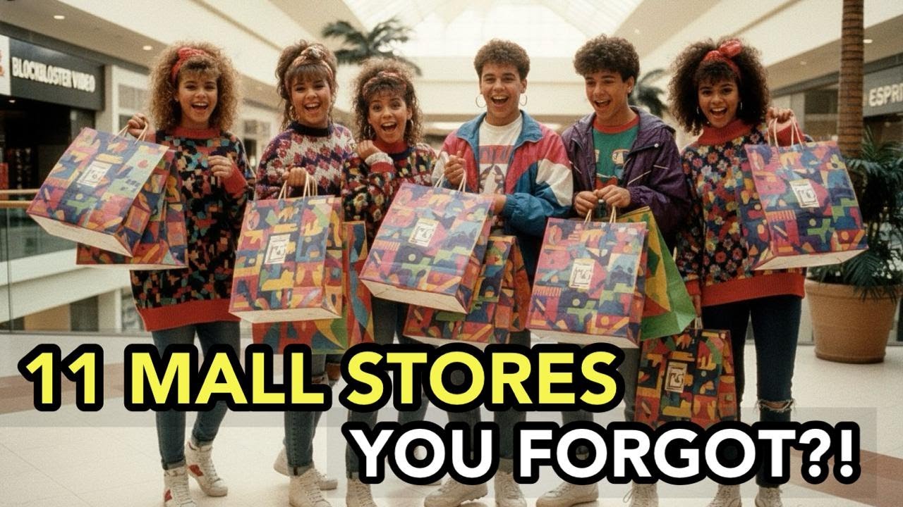 11 Forgotten American Mall Stores from the 1980s
