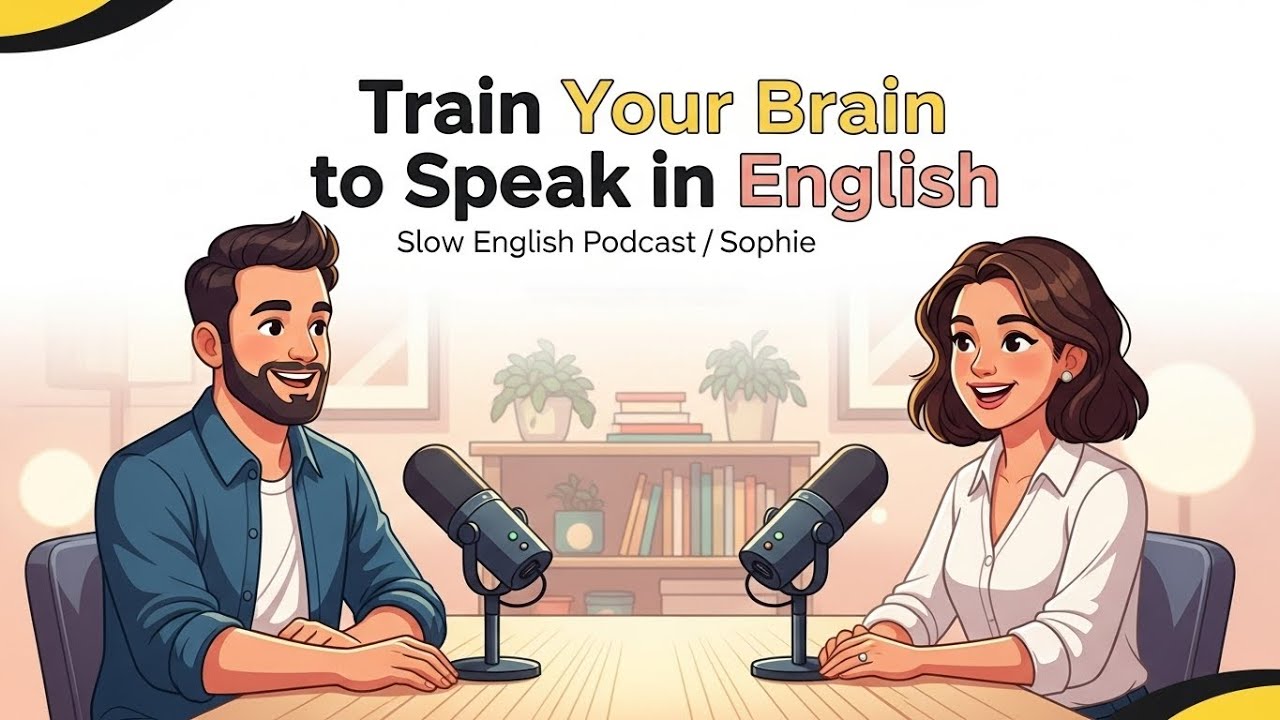 Train Your Brain to Speak English Naturally | Easy English Podcast for Beginners