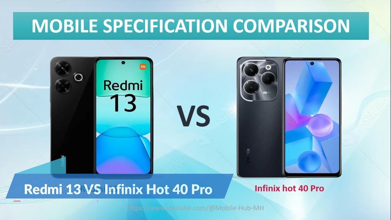 Redmi 13 vs Infinix hot 40 pro 2 | Full Comparison - Which One Should You Buy ?