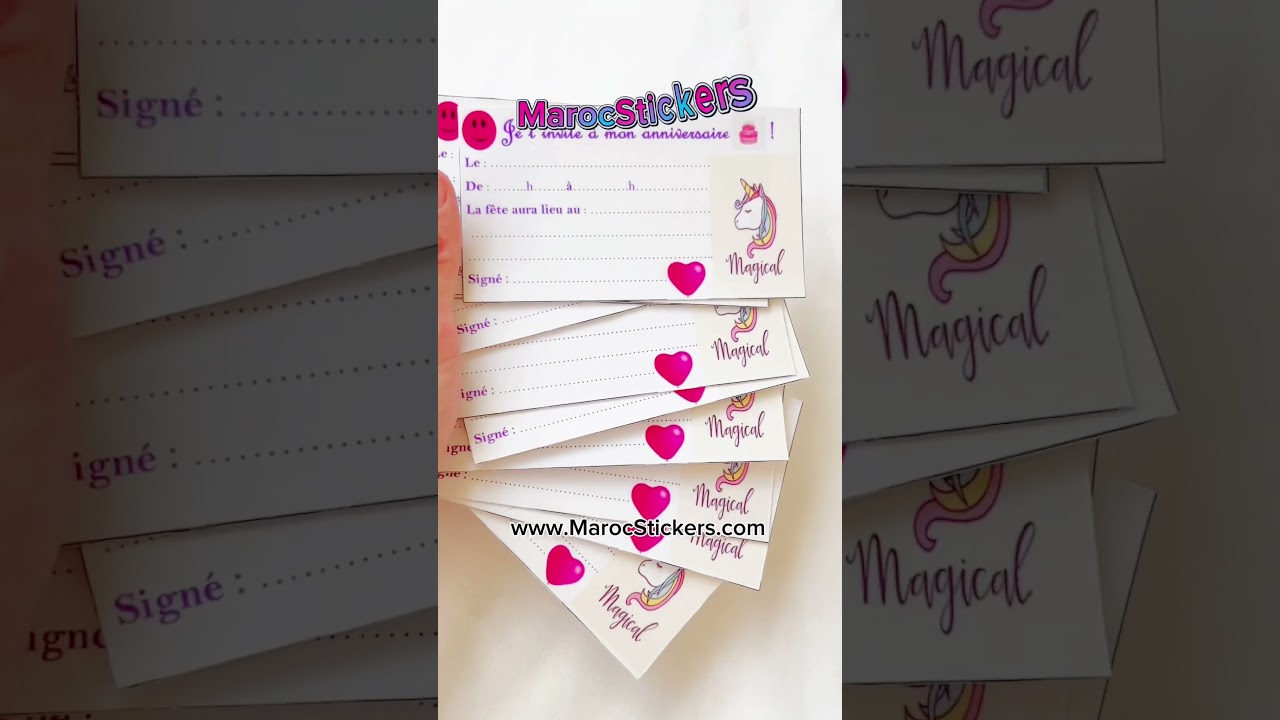 Cartes d&rsquo;invitation Anniversaire pour une F&Ecirc;TE D&rsquo;ANNIVERSAIRE R&eacute;ussie