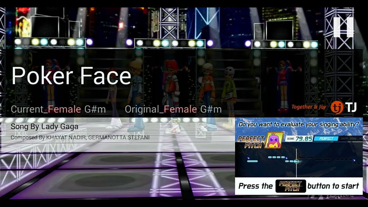 Poker Face | Lady Gaga | Karaoke | HD