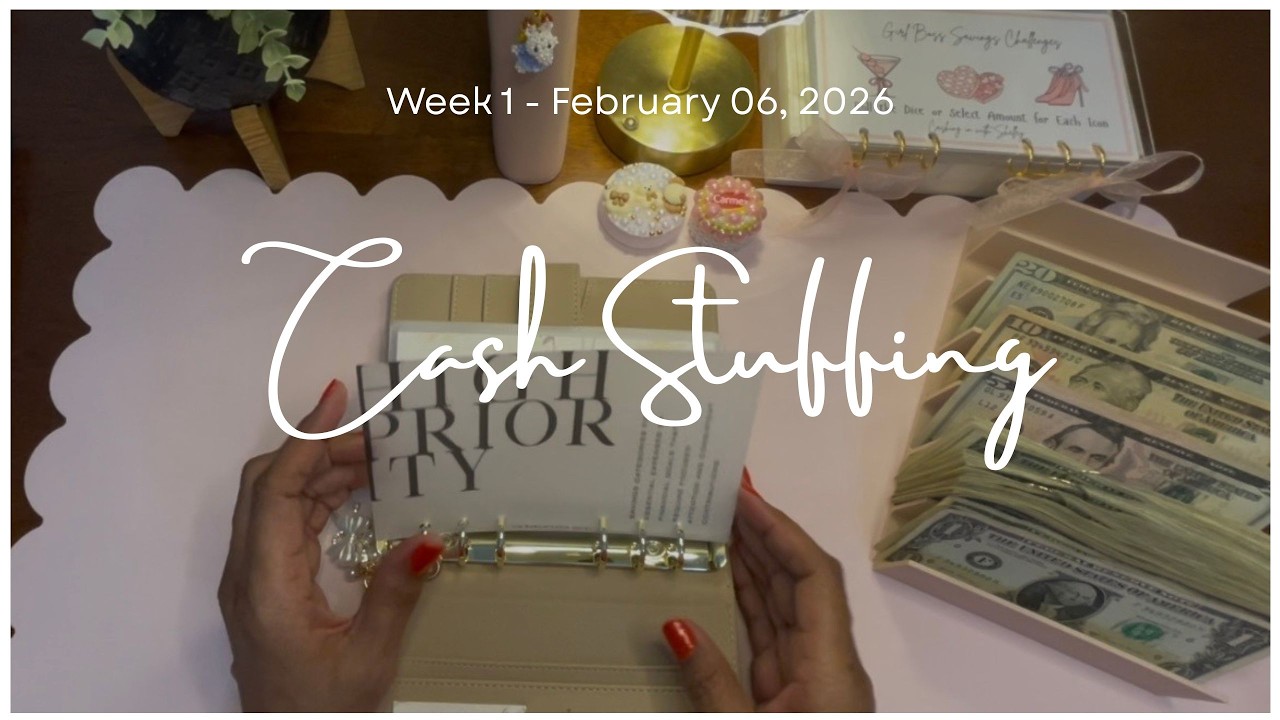 February Week 1 Cash Stuffing | Simplifying My Budget & Refocusing Debt