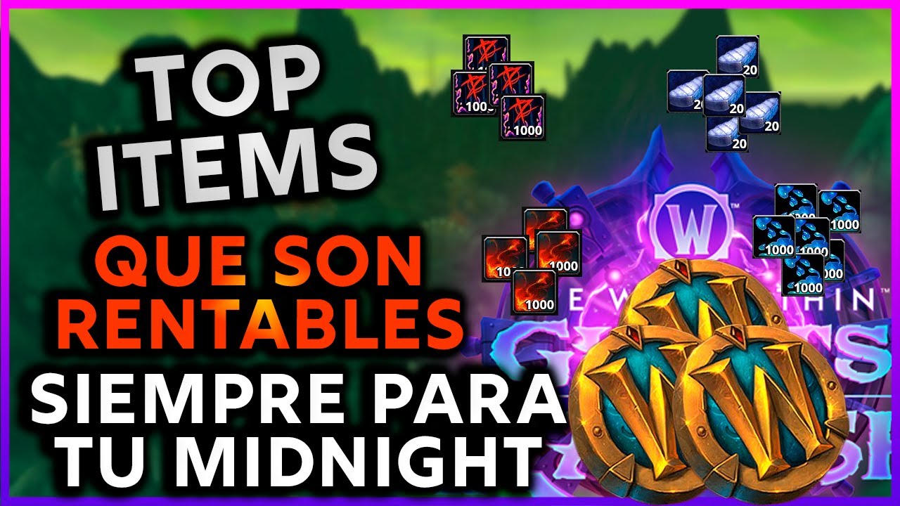 💰TE REGALO LA LISTA DE ITEMS QUE SIEMPRE DEBES FARMEAR PARA PAGAR MIDNGIHT CON ORO SIN TWW