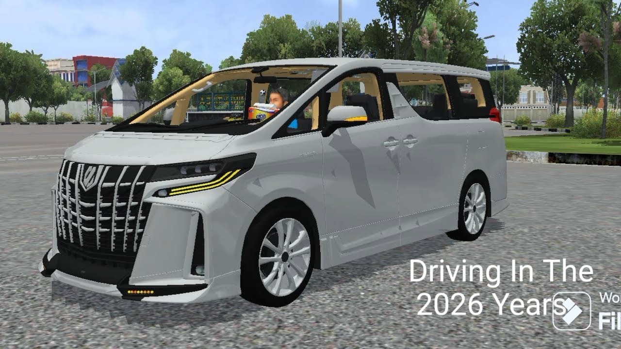 Mod Bussid Toyota Alphard Hybrid 2021 Driving In The 2026 Years Bus Simulator Indonesia #ToyotaEV❓❗👍