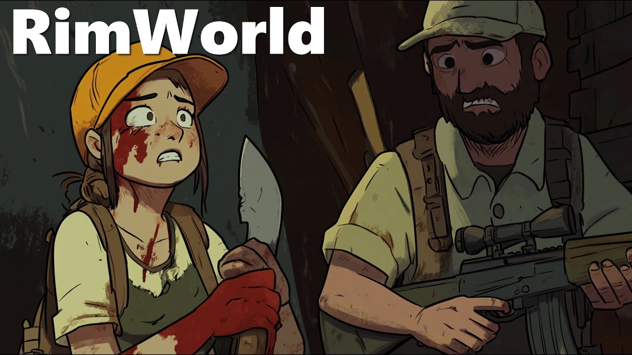 💙💛 RimWorld #31 4:30 Чого РАнкові стріми ? Побужу вас перед сном Розбили МЕХІВ,, далі розбійники