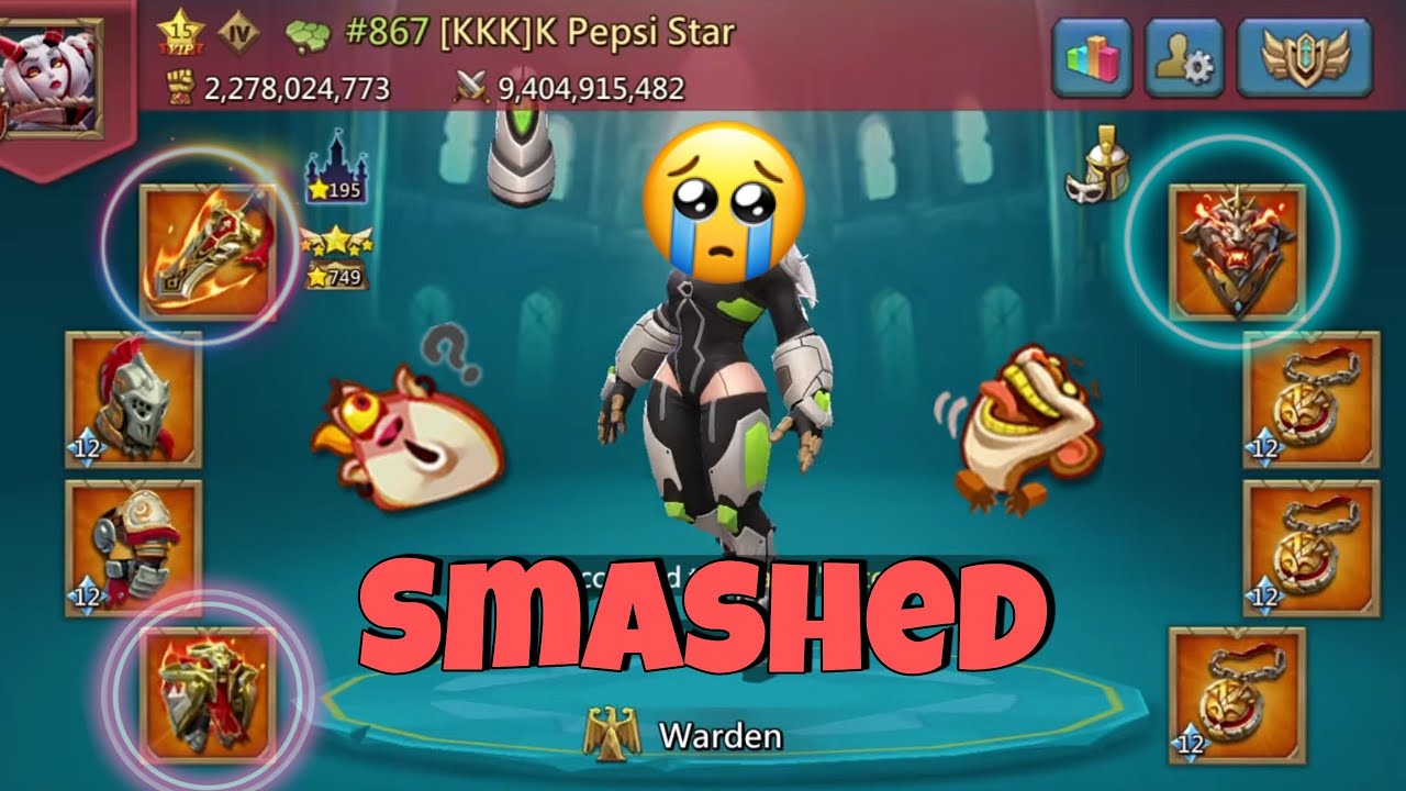 Lords Mobile - DESTROYING PEPSI STAR on BARON. 3 emperor VS 5 emperor. All reports vs Pepsi