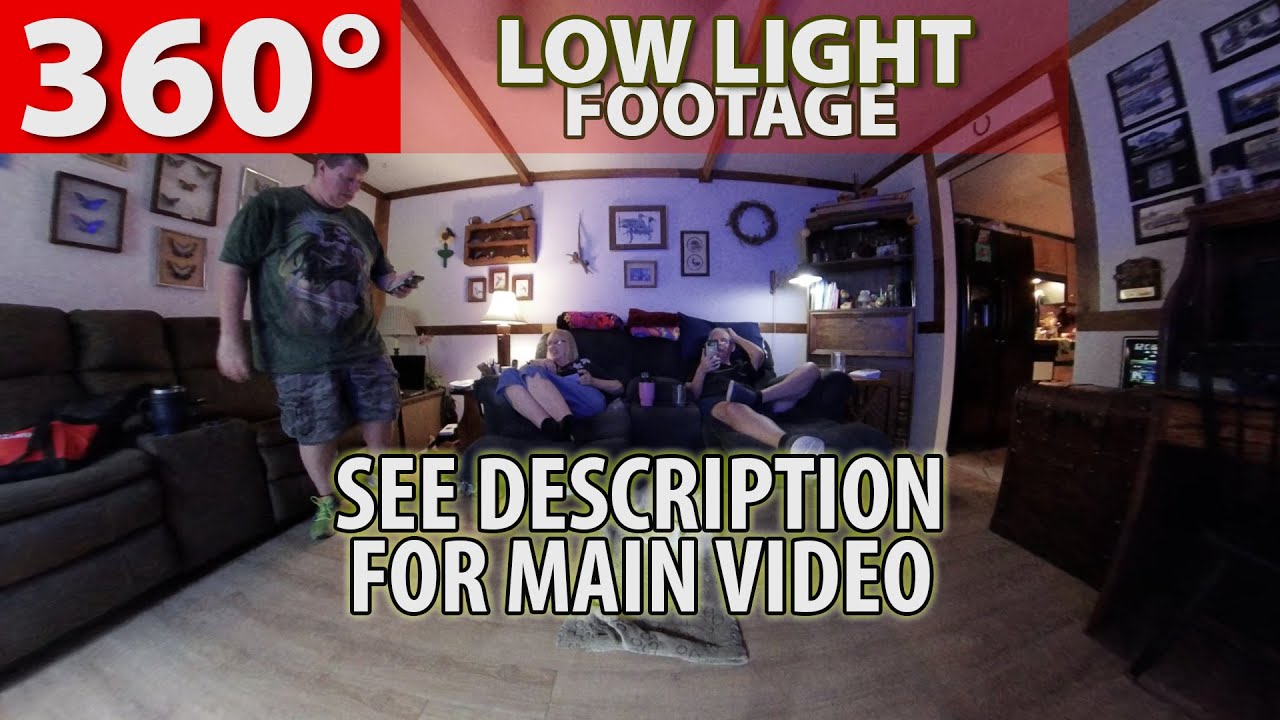Insta360 ONE R Footage - 360&deg;  Low Light Test
