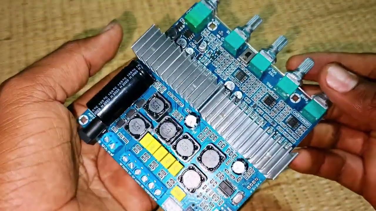 Class-D stereo 2.1 amplifier board / 200w RMS power #rensview #new #audio #classd #tpa3116d2 #amp
