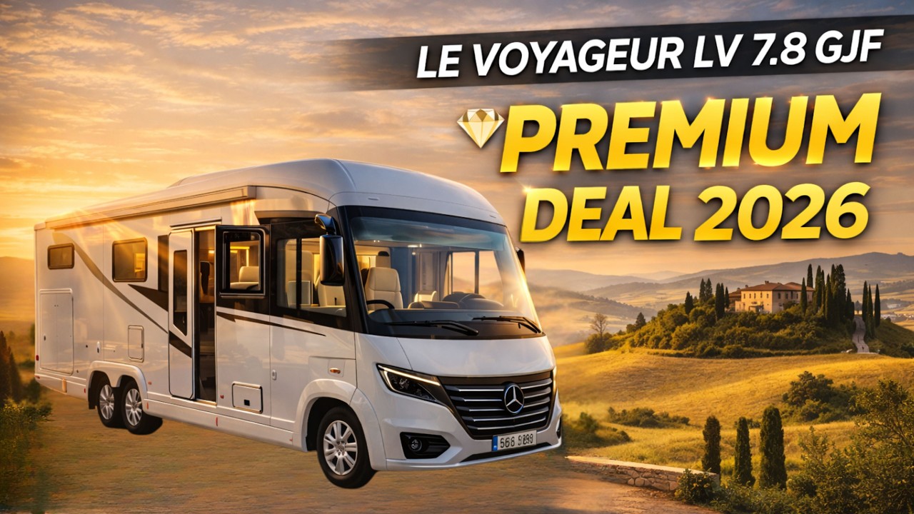 Wohnmobil Messe HIGHLIGHT 🚀 LE VOYAGEUR LV 7.8 GJF PREMIUM DEAL 2026 mit ASM Halim