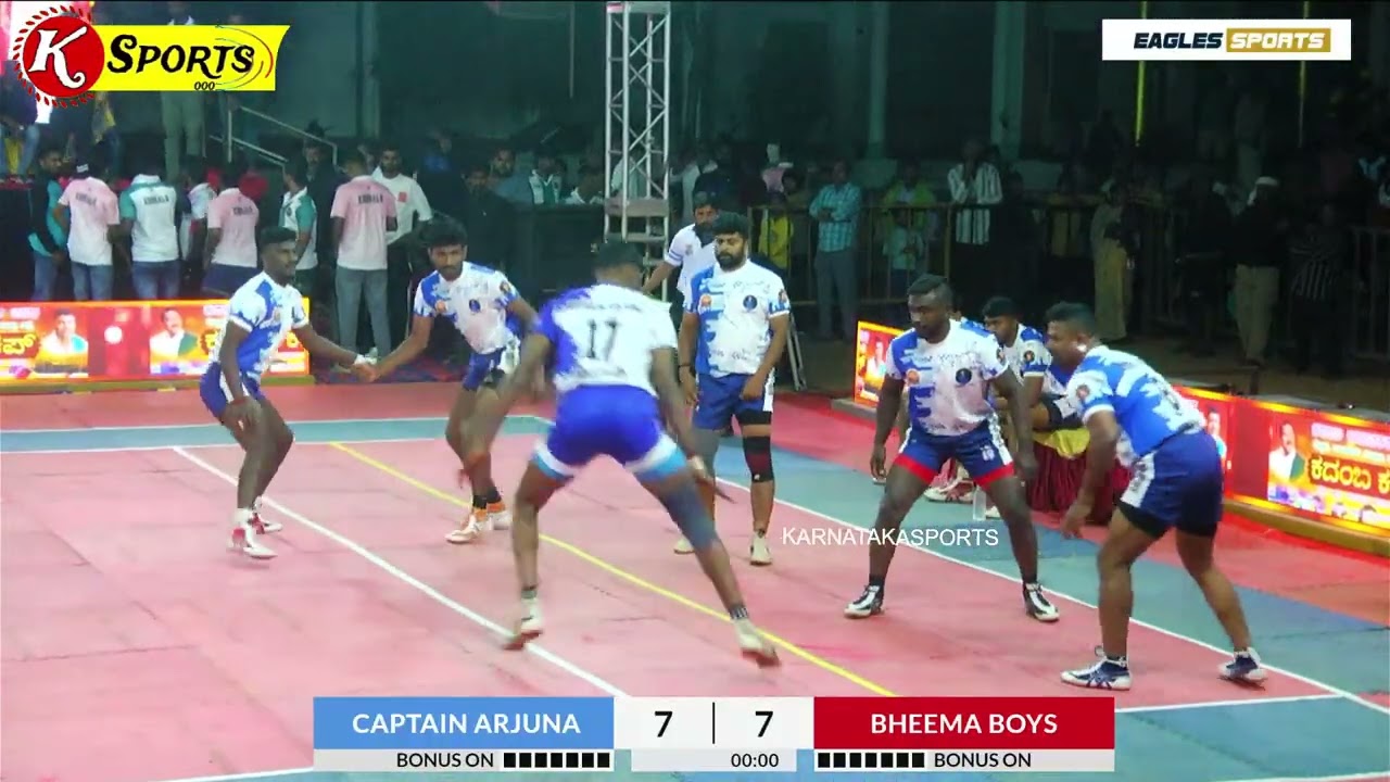 CAPTAIN ARJUNA vs BHEEMA BOYS | KENNALU PRO KABADDI | PANDAVAPURA