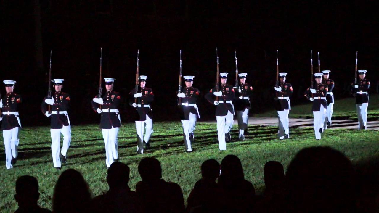 Marine Silent Drill Team - Dropped Rifle 6/13/2014