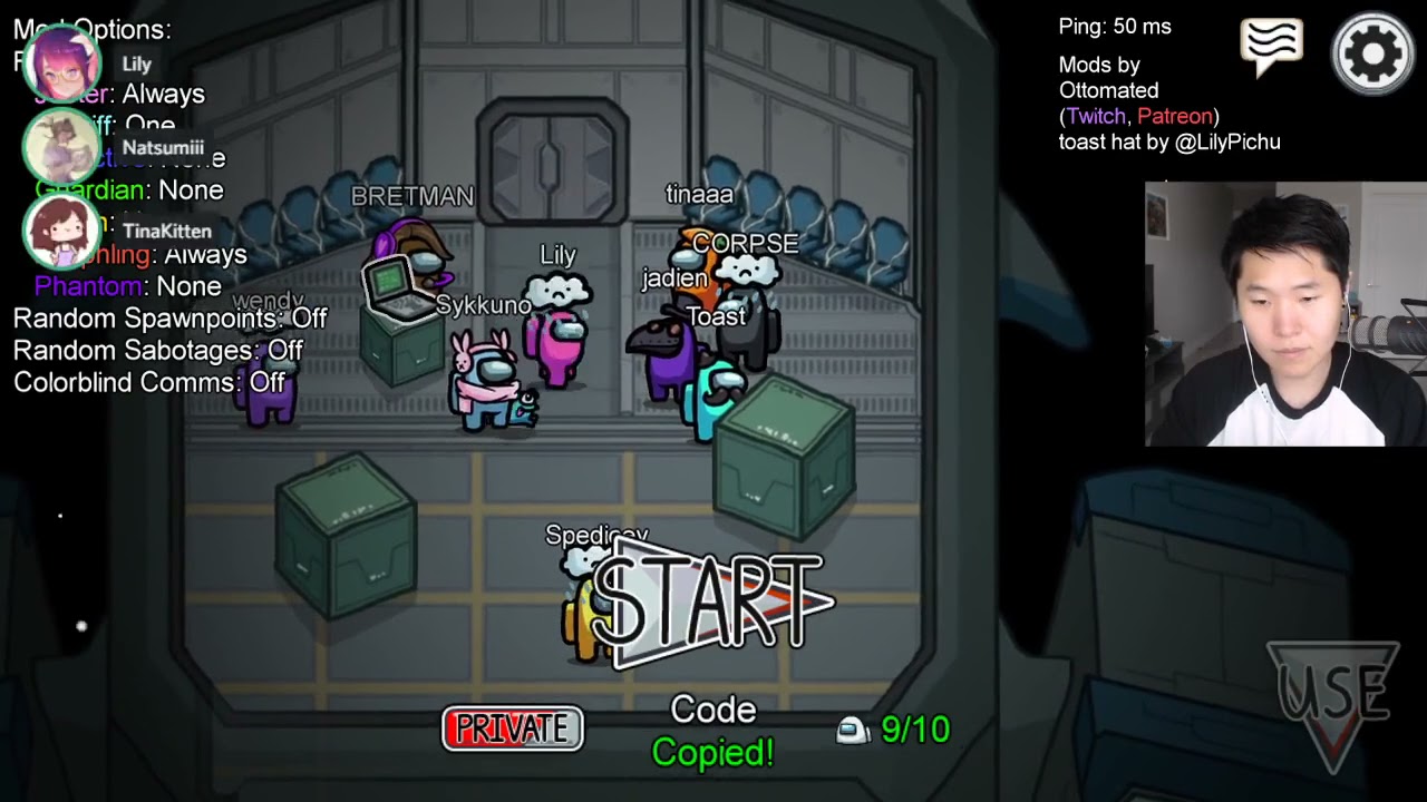 [2021-03-18] - among us lobby | Disguised Toast Full Livestream