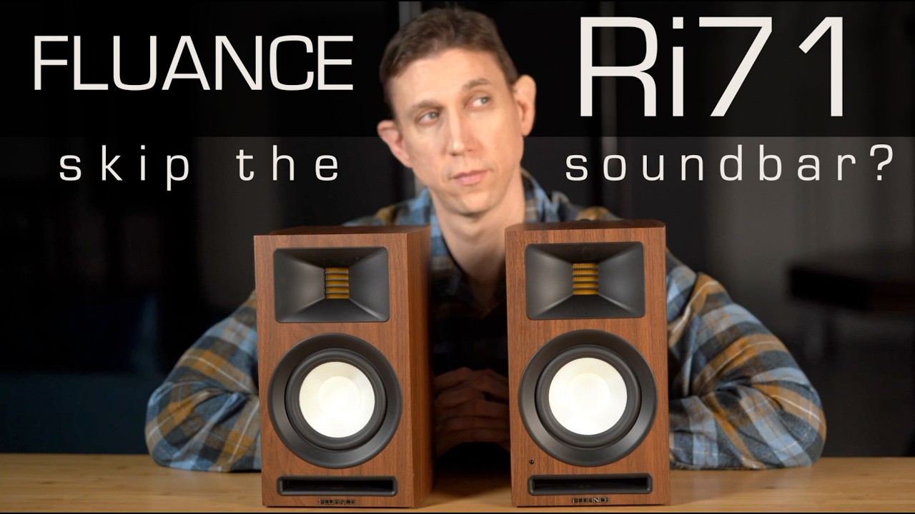 Fluance Ri71 Reference Stereo Powered Bookshelf Speakers Review: Skip the budget soundbar?