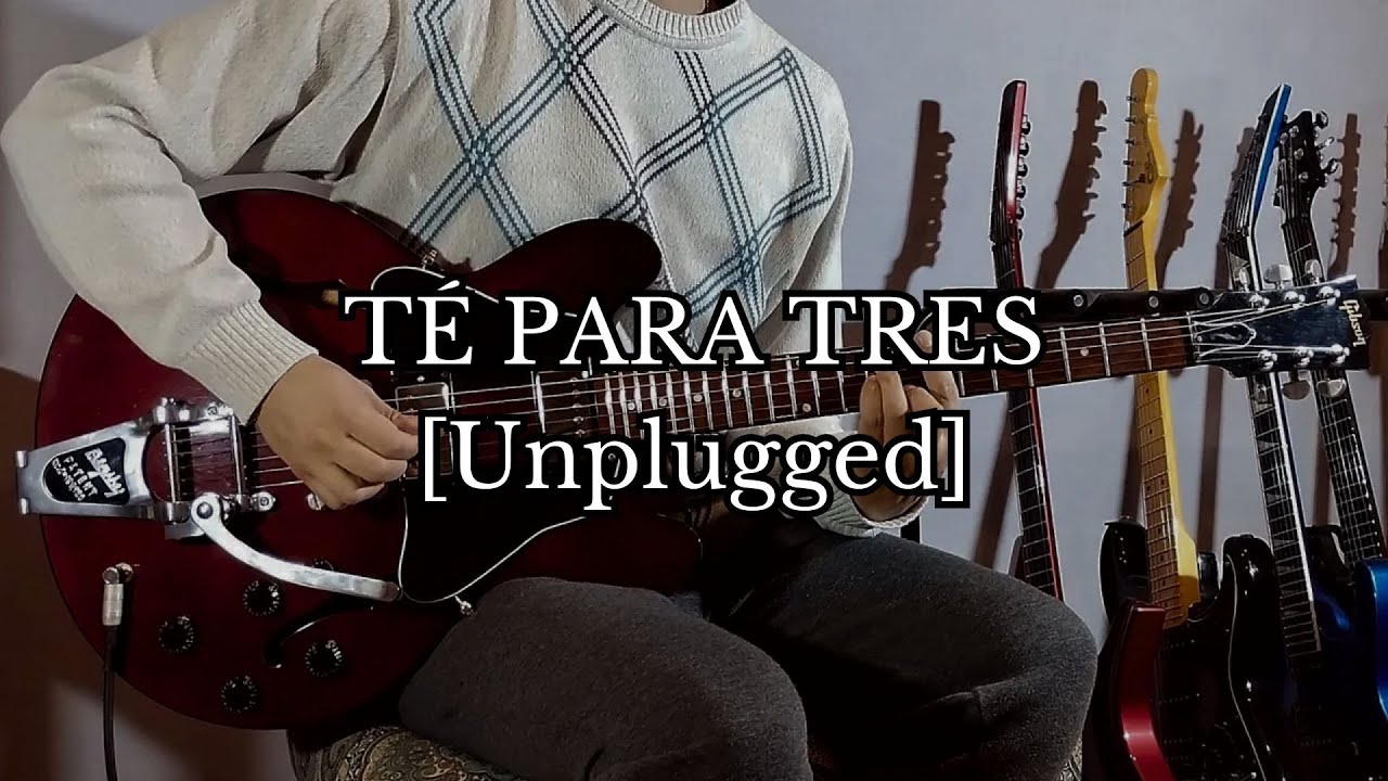 Te para tres (Cover Guitarra) Soda Stereo [MTV Unplugged] 1996 | Gibson ES 335 Studio