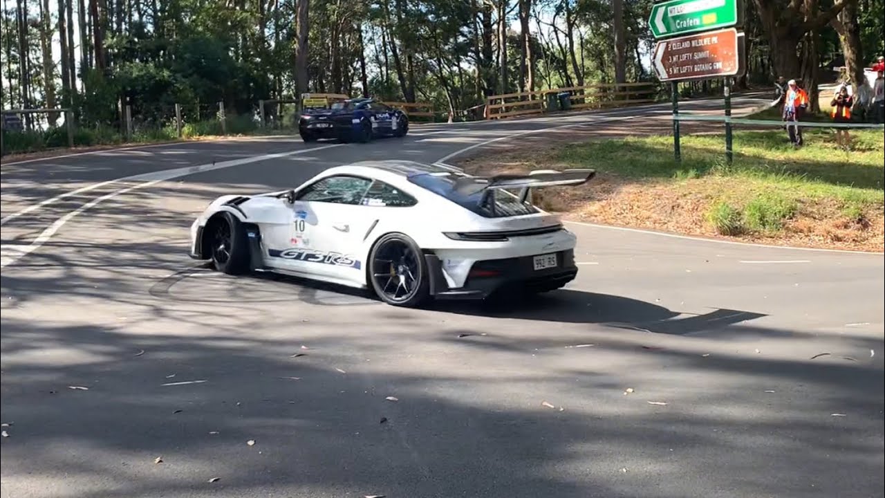 2024 Adelaide Rally Greenhill Rd Hairpin Highlights! Drifting, spin outs, engine faults, and more!