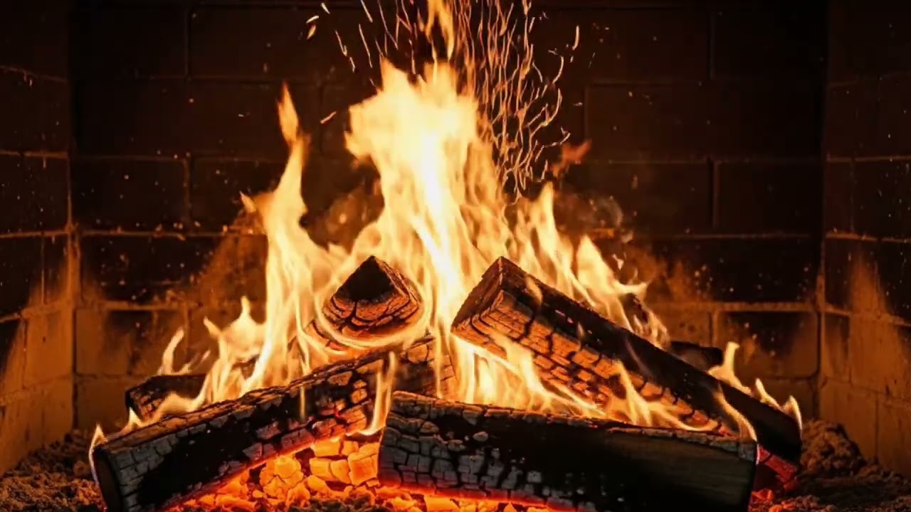 🔥 Real Bubbling Fireplace | Fireplace Ambience | Fireplace Deluxe