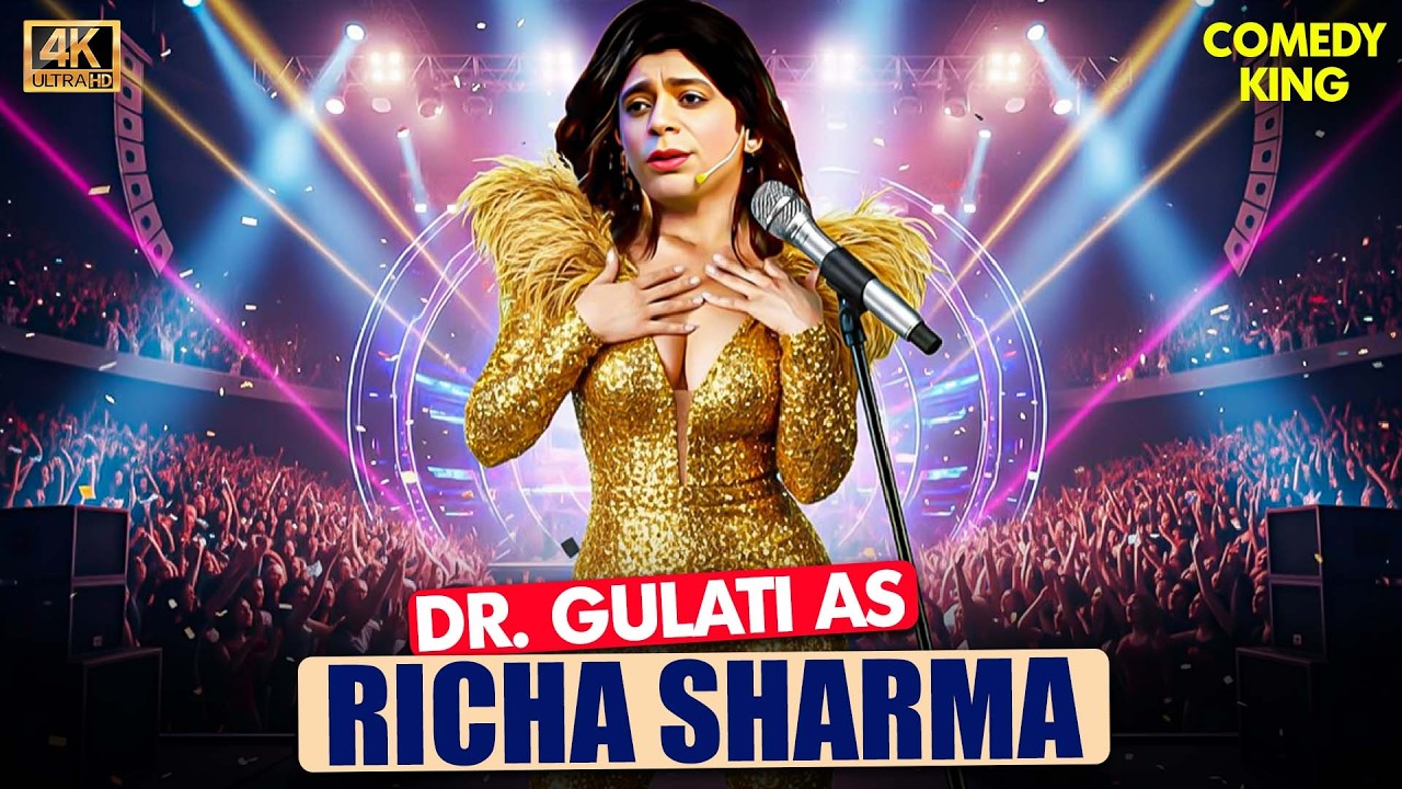 Sunil Grover As Singer Richa Sharma😂| The Kapil Sharma Show | Best Of Dr.Gulati | Funny | 4k