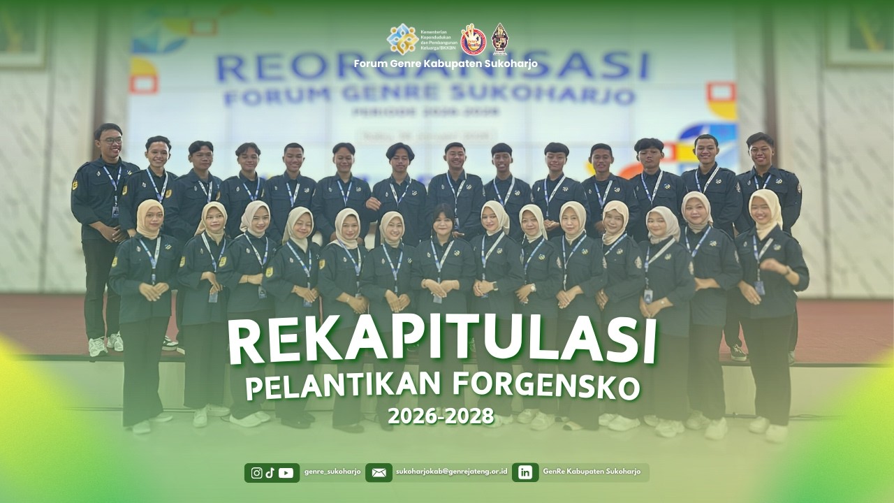 The Journey Begins: Pelantikan Forum GenRe Sukoharjo Masa Bhakti 2026-2028