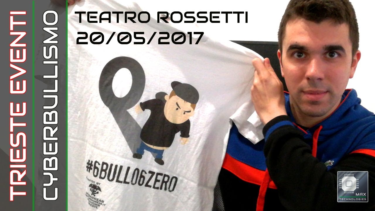 #6BULLO6ZERO, Grande evento a Trieste contro il Cyberbullismo...e ho conosciuto ANDREA GALEAZZI!