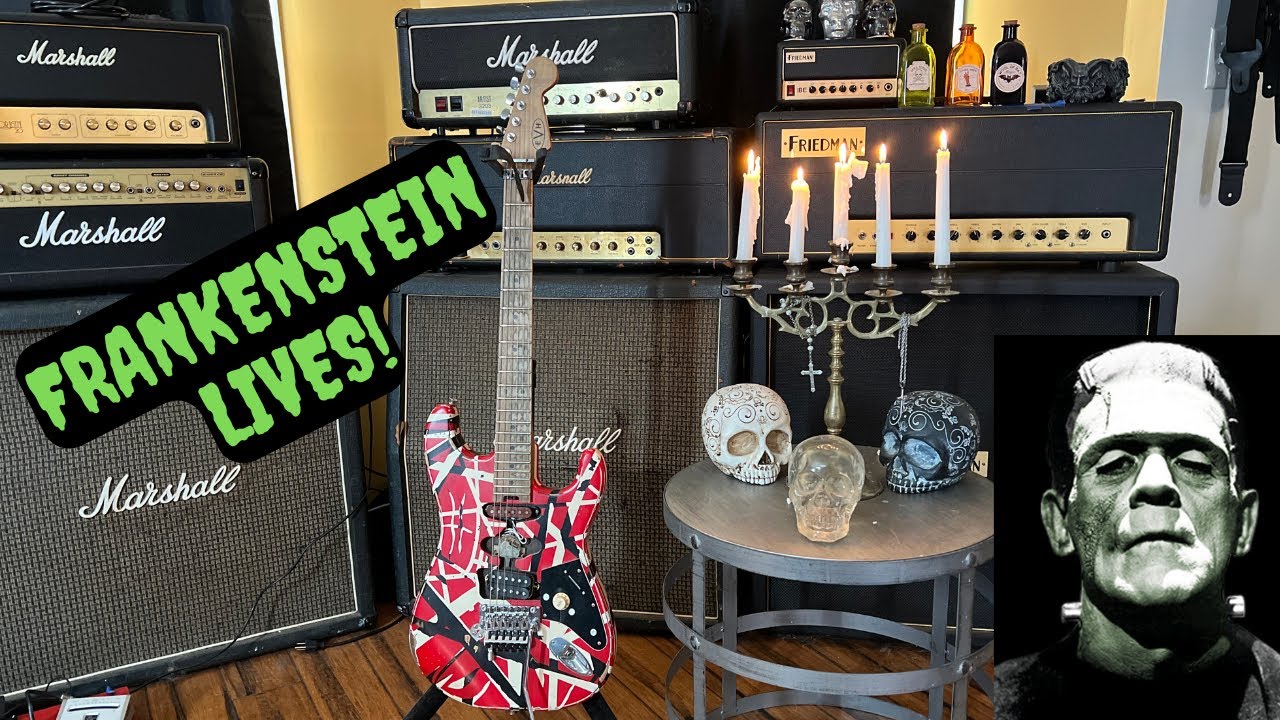 EVH Frankie - Frankenstein Is Alive - Eddie Van Halen's Amazing Striped Frankie Returns!