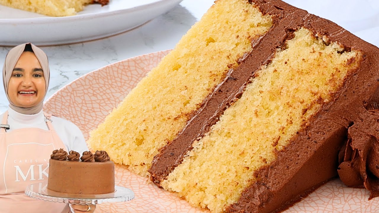 Самый нежный и маслянистый ЖЁЛТЫЙ ТОРТ, который я когда-либо пробовала. С невероятно нежной шокол...