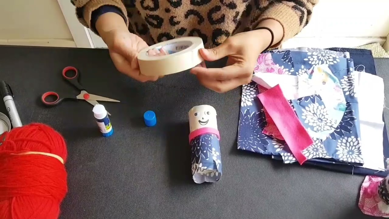 Making Toilet Paper Roll Doll
